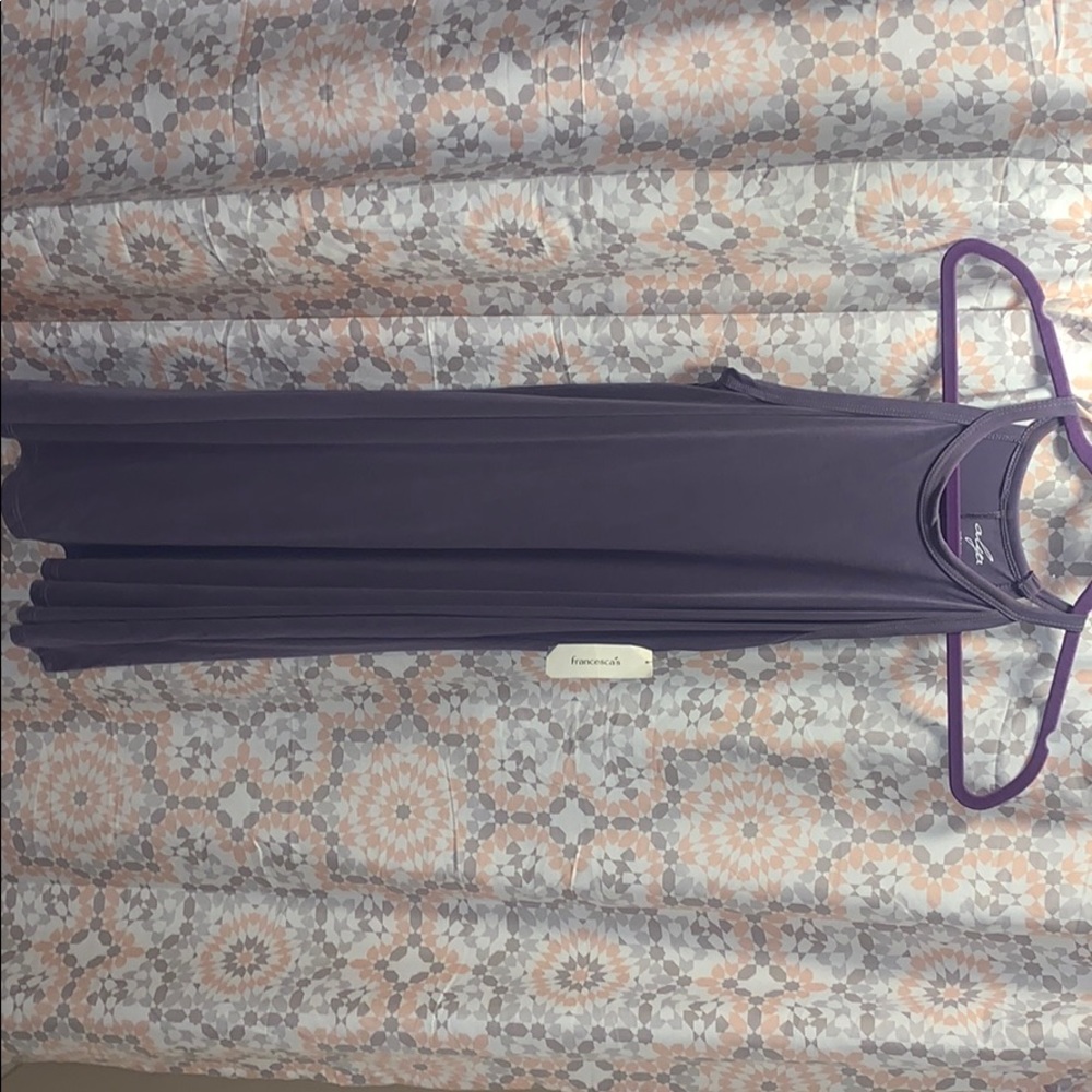 Purple long dress